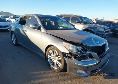 2014 Hyundai Genesis 3.8 из США, поврежденный, VIN KMHGC4DD6EU262689